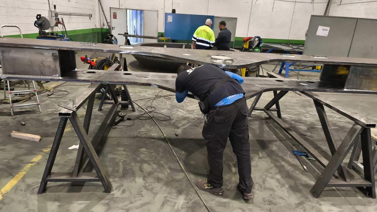 Bastidor industrial fabricado por Ingescam tras cálculo por elementos finitos